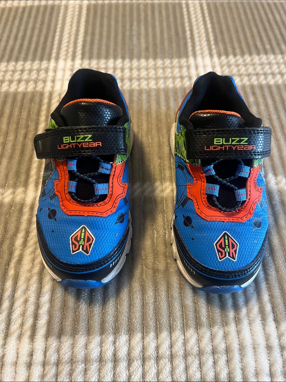 Disney Buzz Lightyear Blue & Orange Kids Sneakers